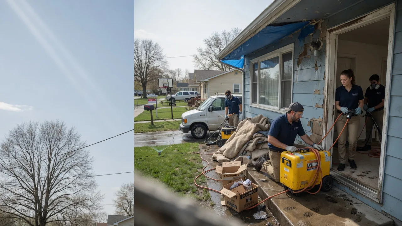 Basement Flood Cleanup in Blacklick, OH near me
